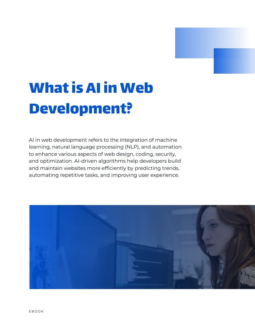 AI for Web Development Ebook Template - Slide 3 AI for Web Development Ebook Template - Slide 3