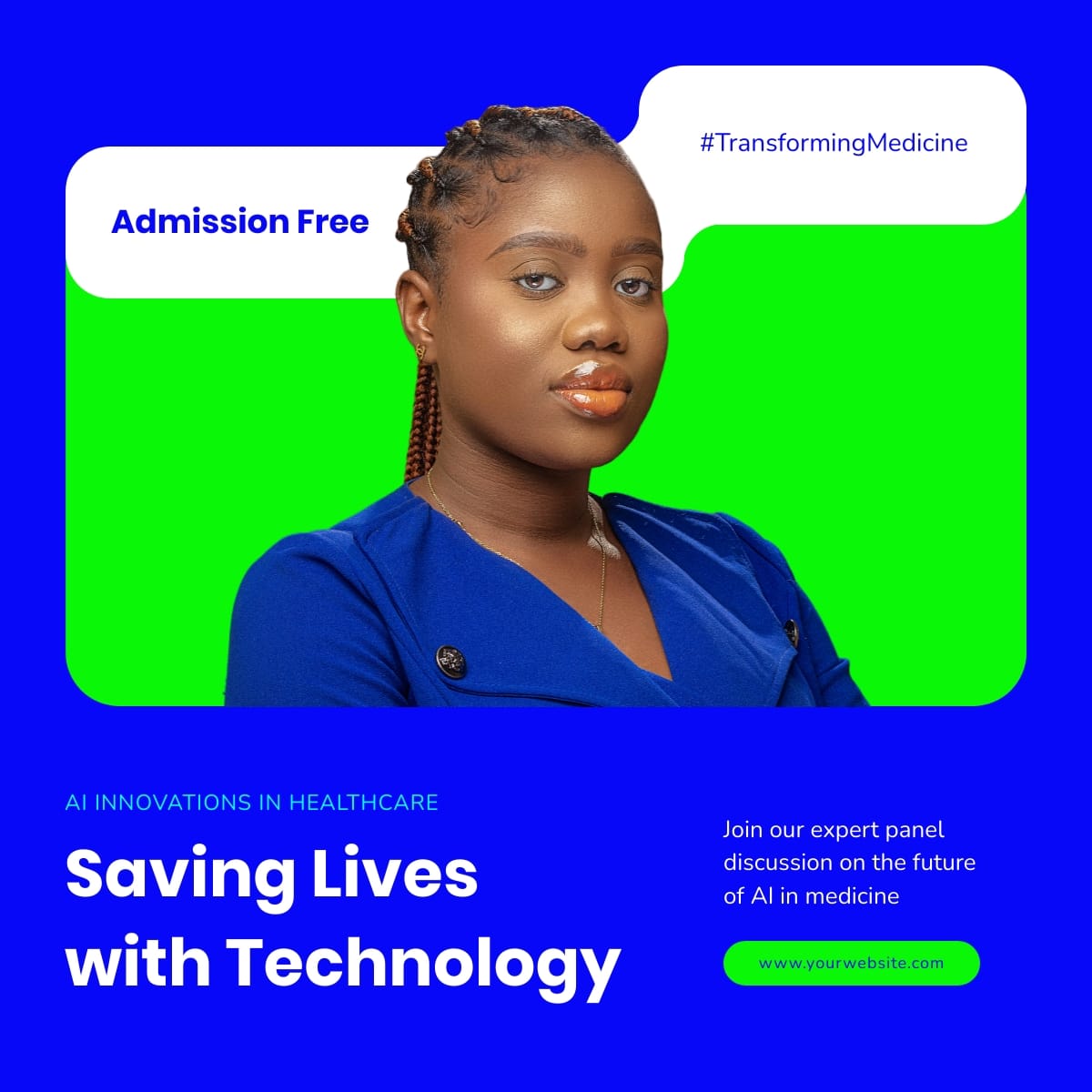 AI in Healthcare LinkedIn Post Template