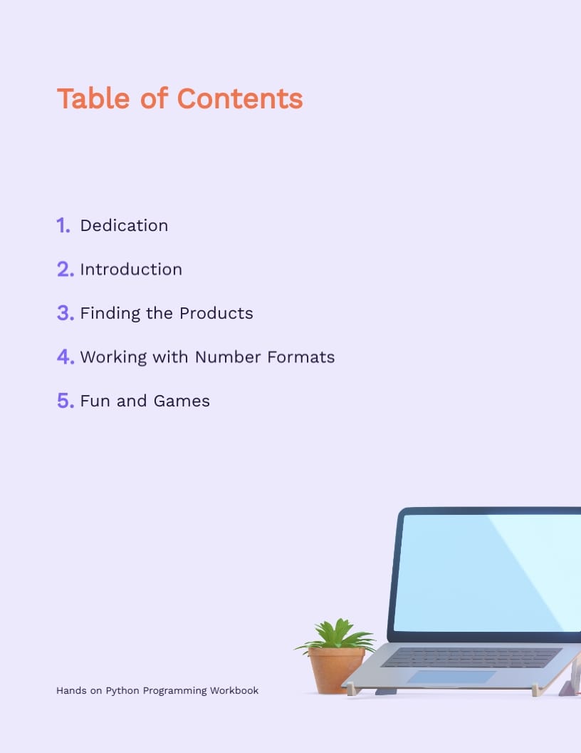 Academic Workbook Template - Slide 2 Academic Workbook Template - Slide 2