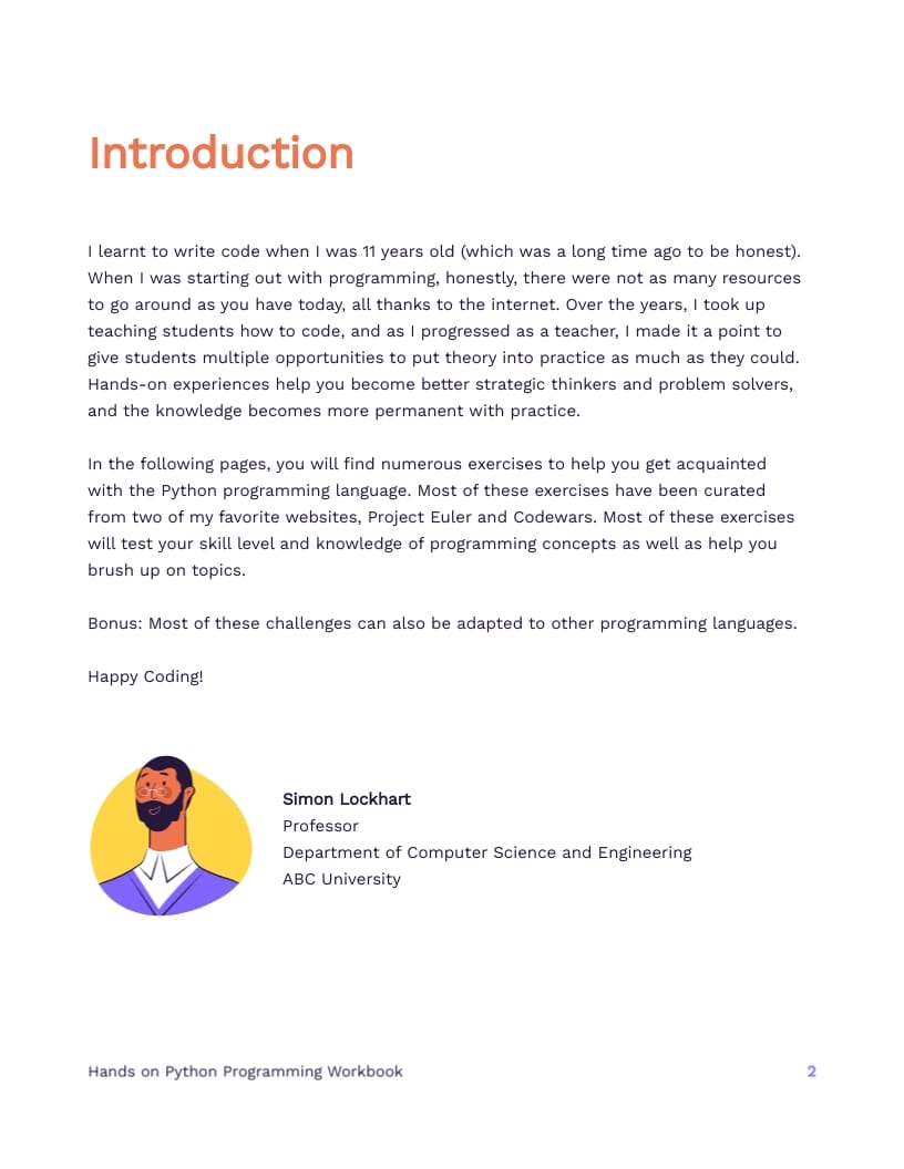 Academic Workbook Template - Slide 5 Academic Workbook Template - Slide 5