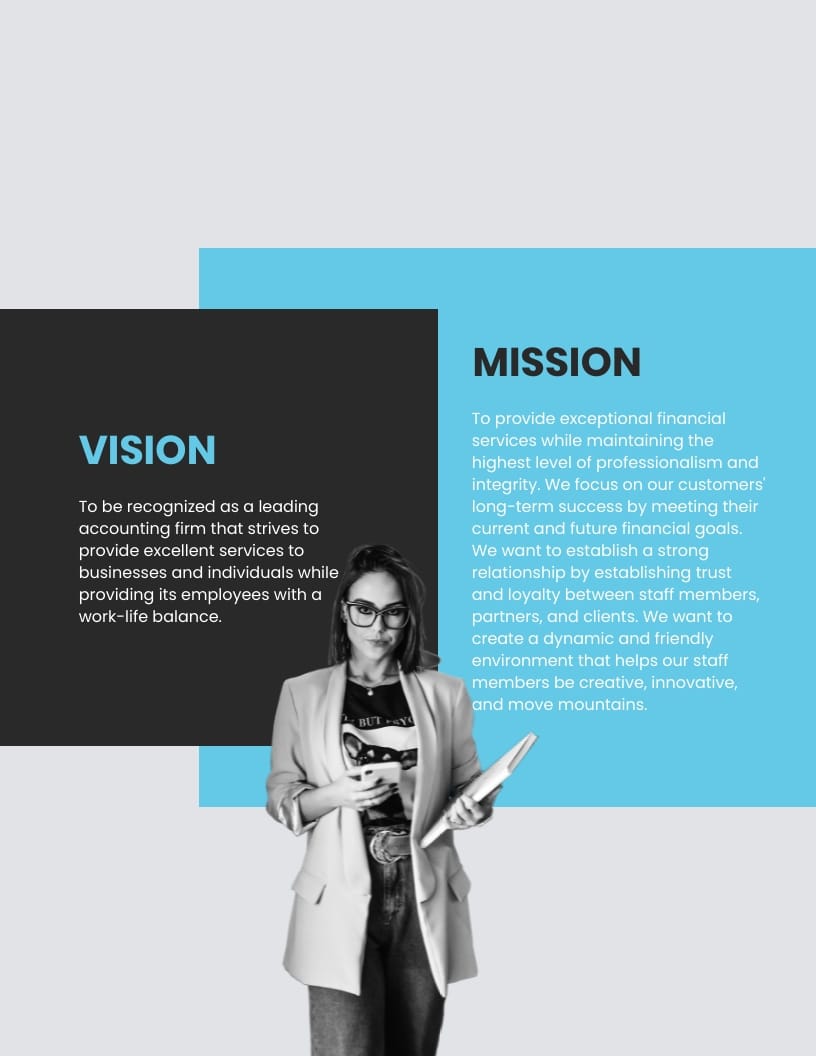 Accounting Firm Booklet Template - Slide 6 Accounting Firm Booklet Template - Slide 6