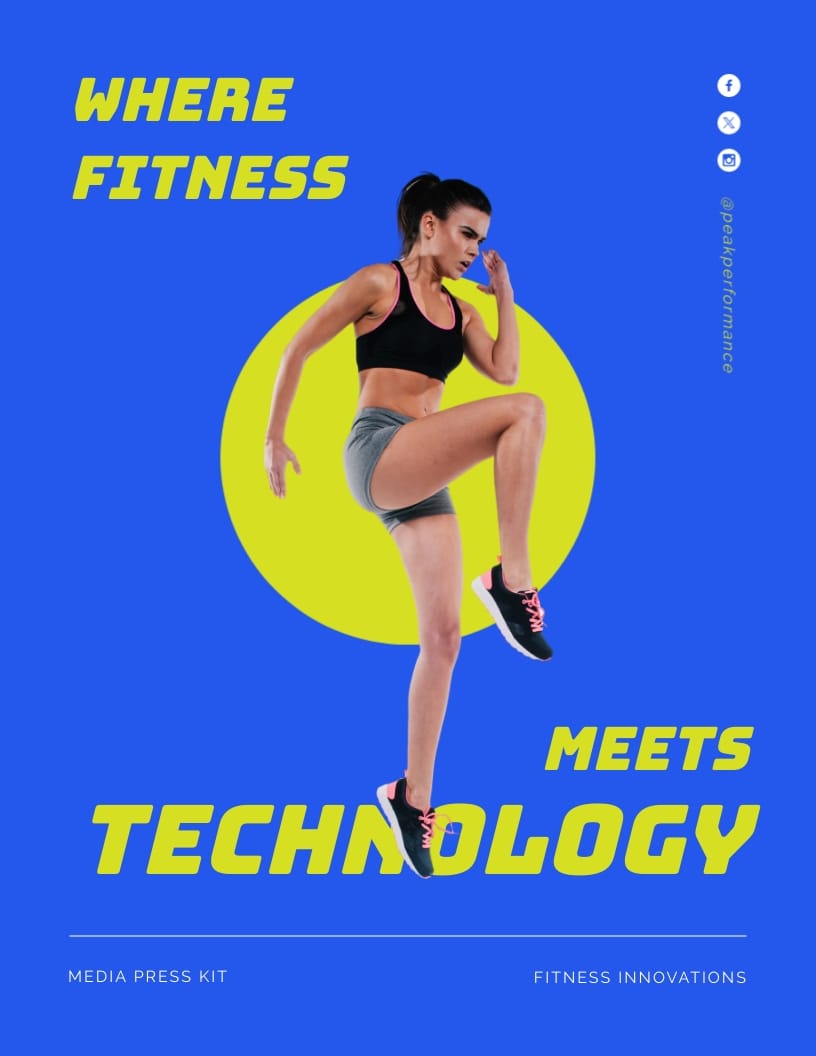 Advanced Fitness Equipment Manufacturer Press Kit Template