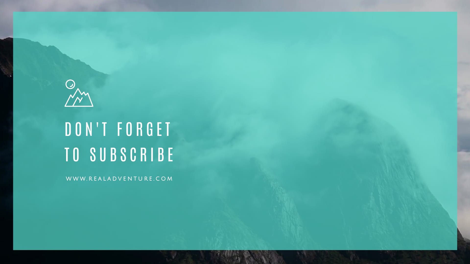 Adventure and Explore Video Outro Template