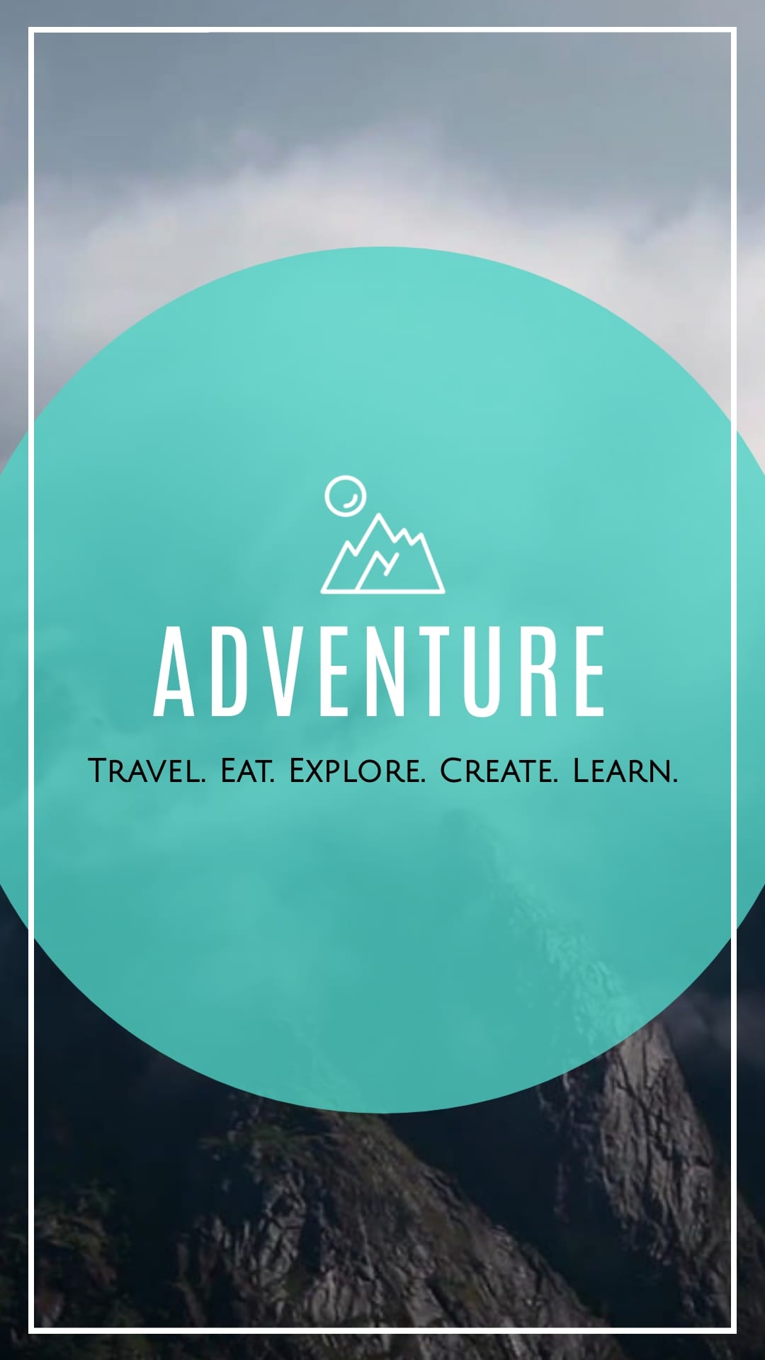 Adventure and Explore Video Intro Vertical Template
