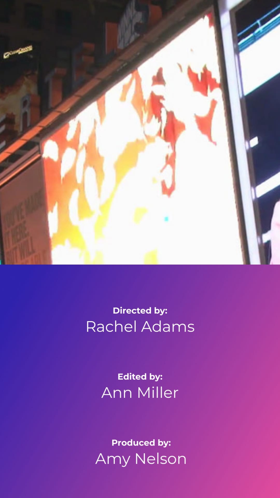 Advertising Credits Video Vertical Template