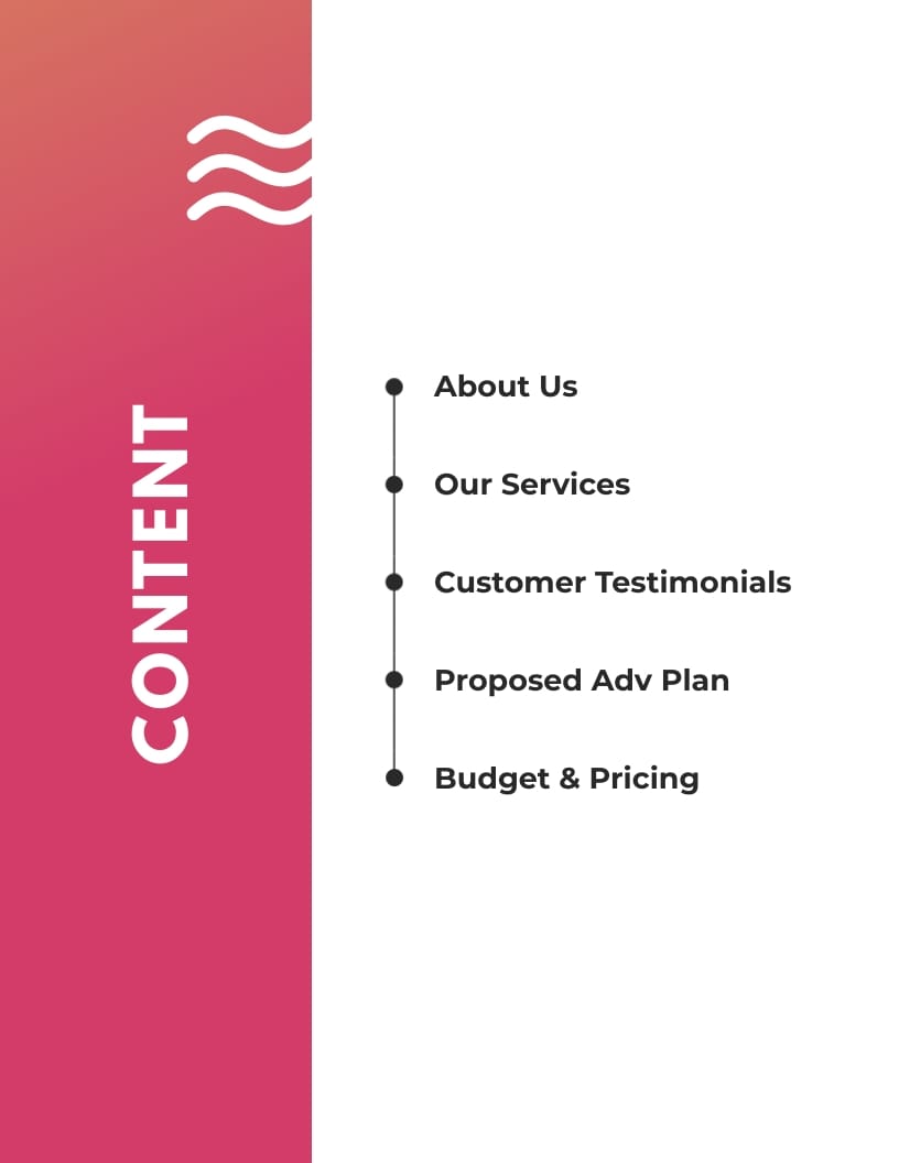 Advertising Proposal Template - Slide 2 Advertising Proposal Template - Slide 2