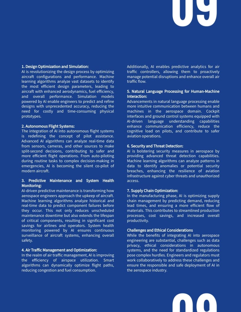 Aerospace Engineering Magazine Template | Visme