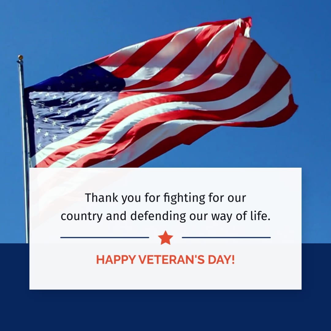 Aesthetic Veterans Day Greeting Card Square Template