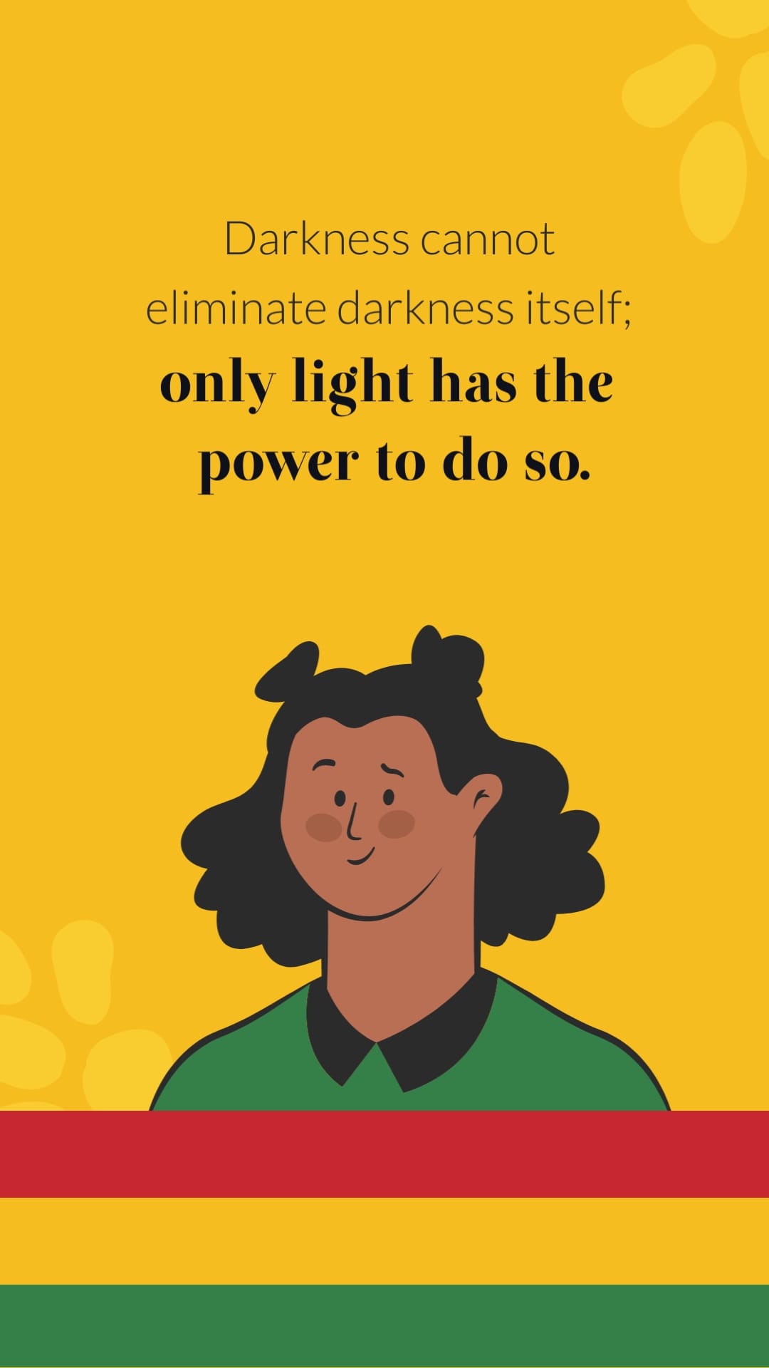 African American History Month Greeting Card Vertical Template