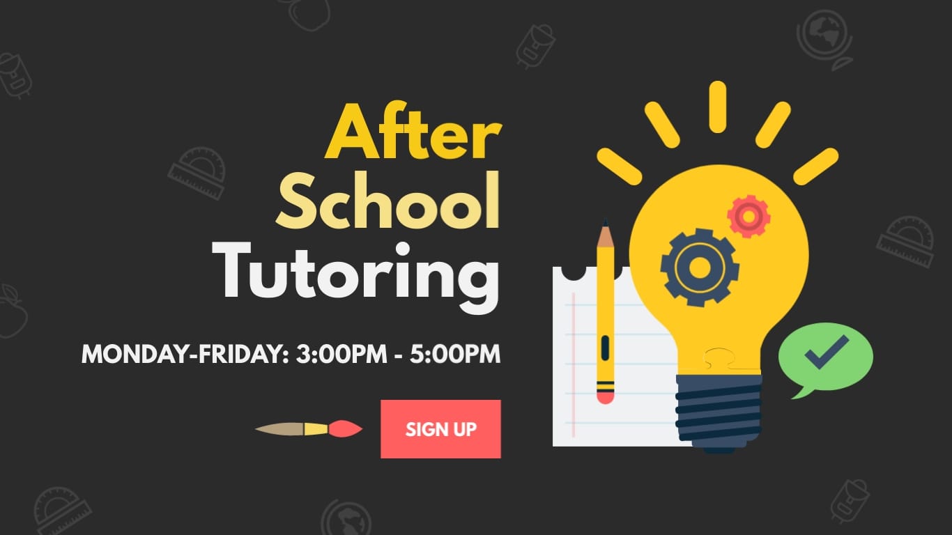 After School Tutoring - Twitter Ad Template