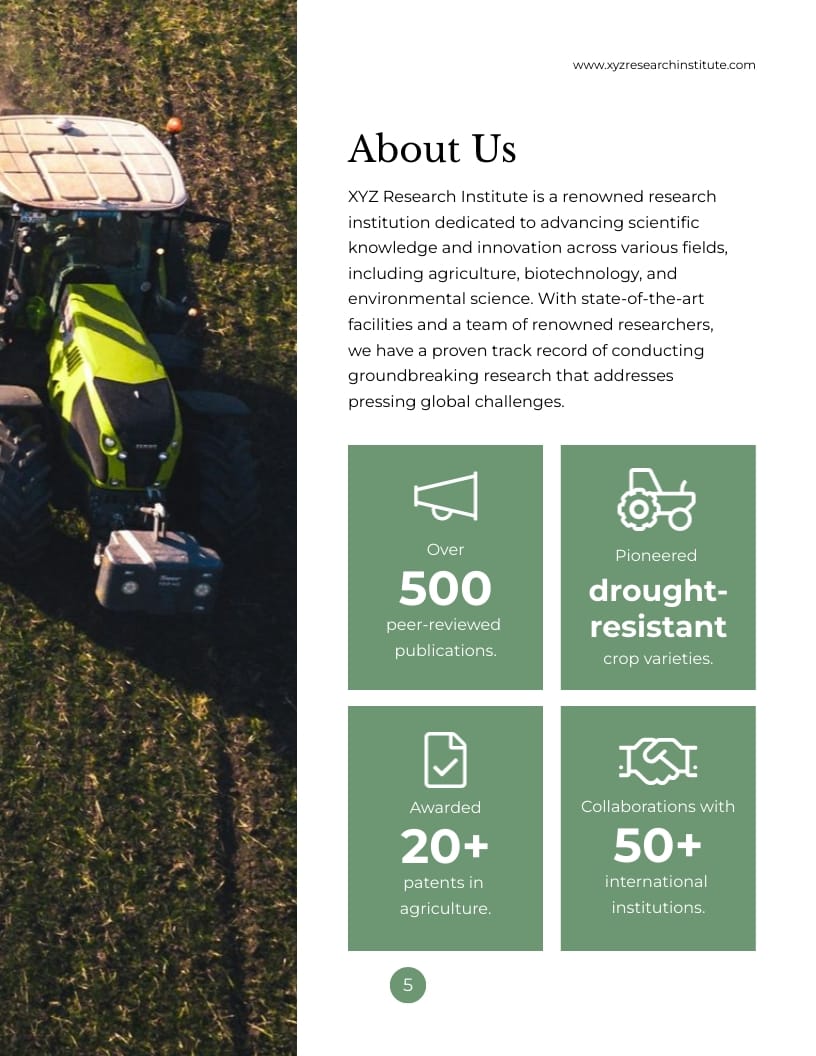 Agricultural Research Grant Proposal