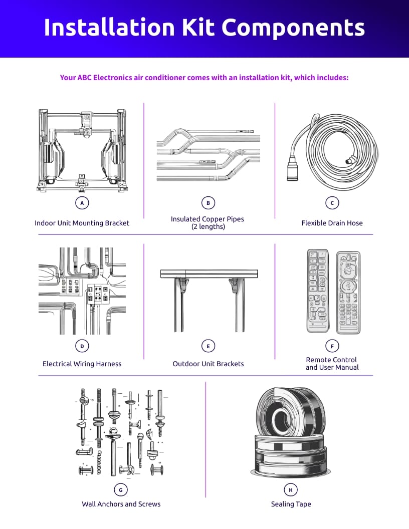 Air Conditioners Installation Manual Template - Slide 6 Air Conditioners Installation Manual Template - Slide 6