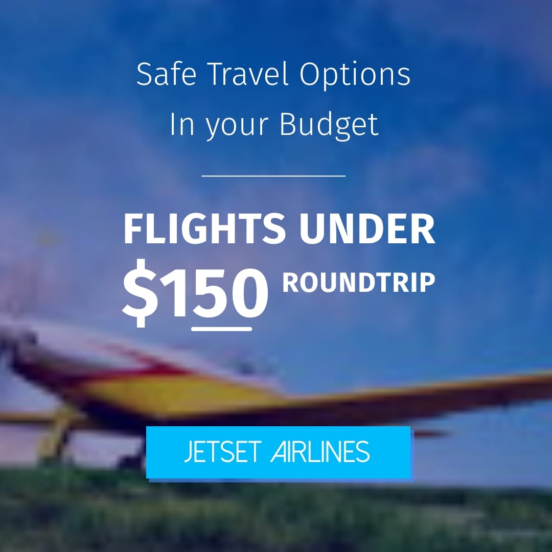 Airlines Bite-Sized Ad Square Template