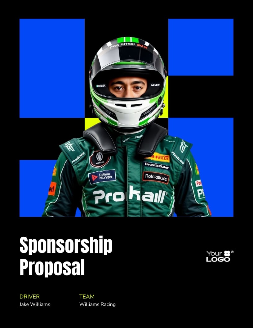 Amateur Race Car Sponsorship Proposal Template