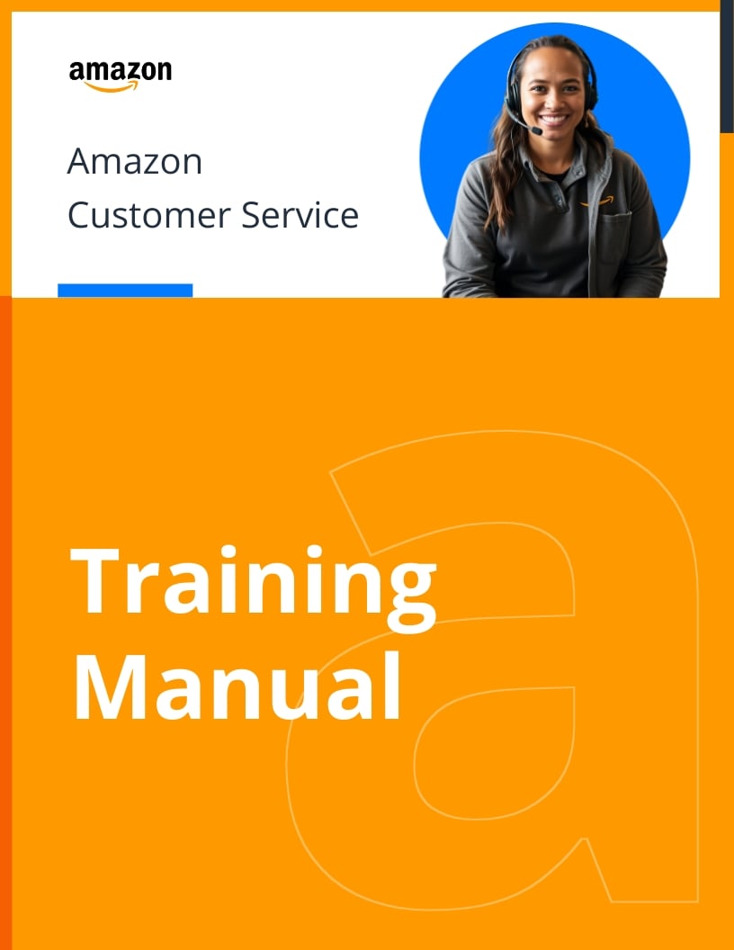 Amazon Customer Service Training Manual Template