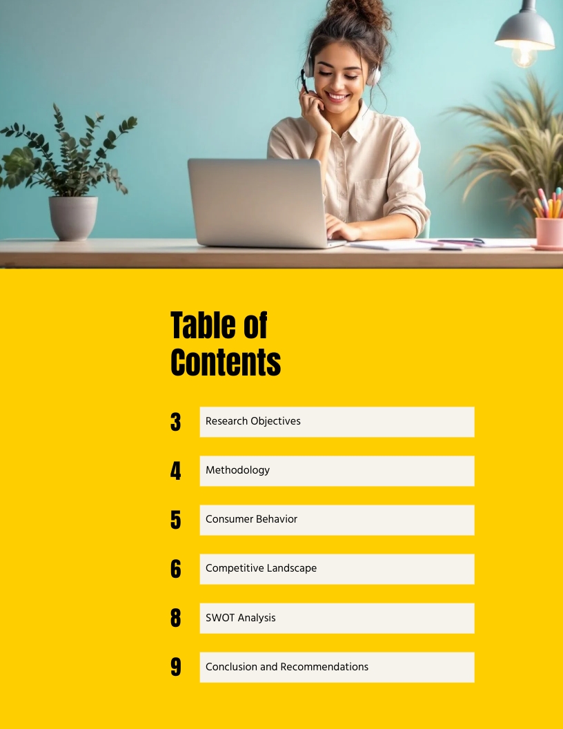 Amazon Market Research Report Template | Visme