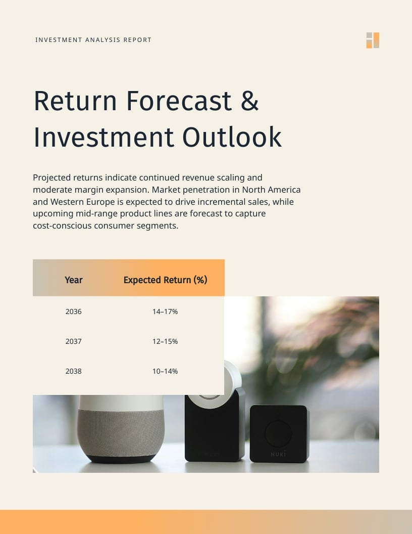 Analysis Investment Report Template | Visme