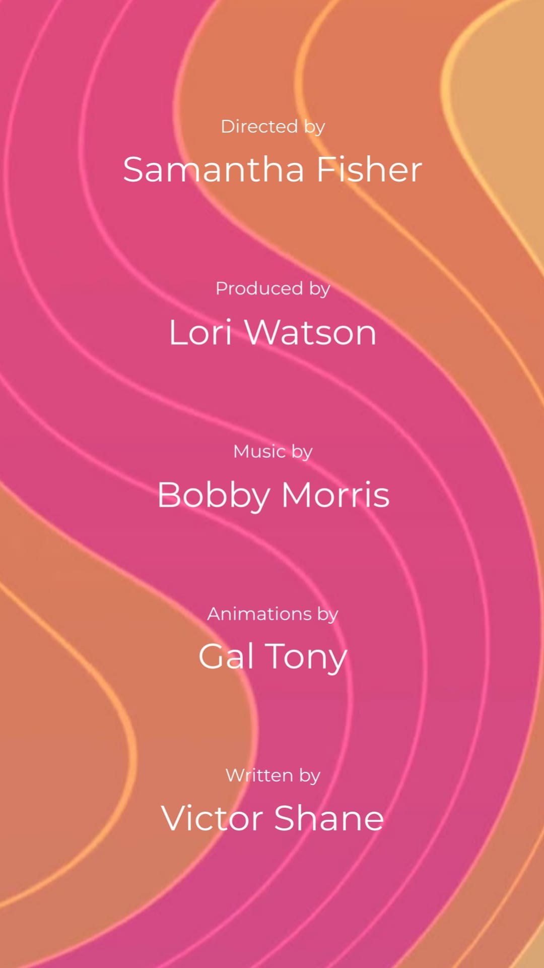 Animated Ad Credits Video Vertical Template