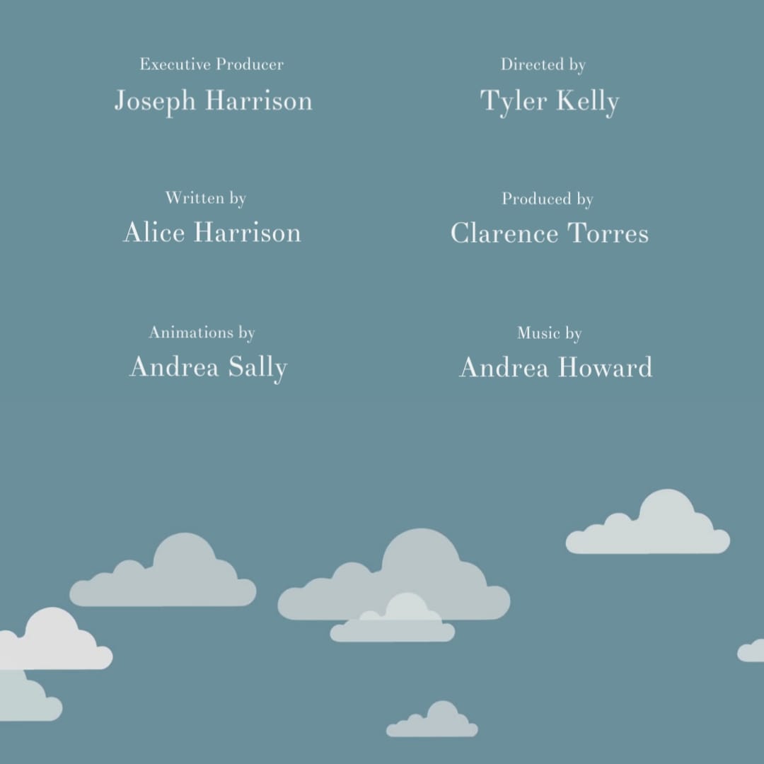 Animated Movie Credits Video Square Template
