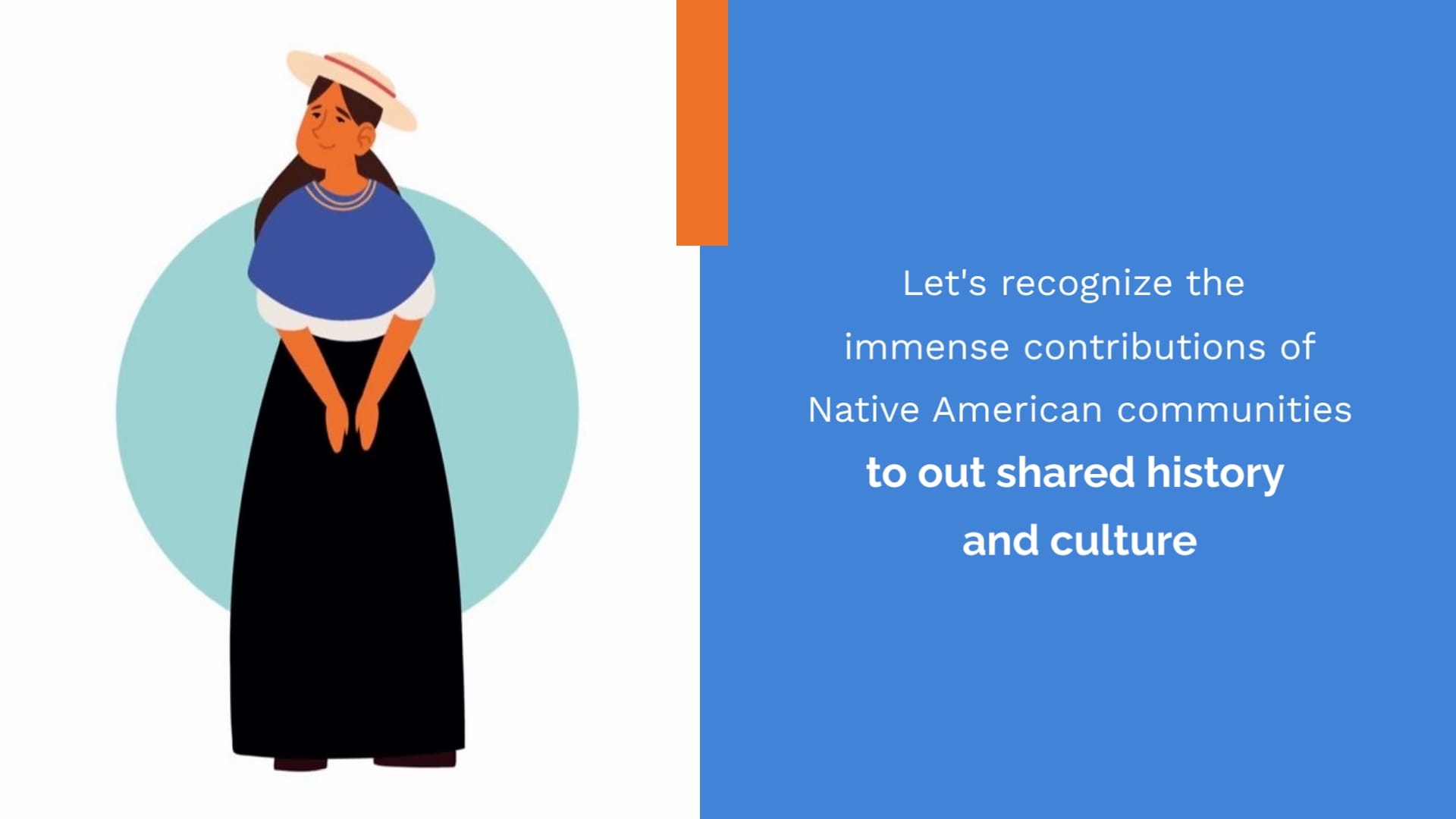 Animated Native American Heritage Greeting Card Template