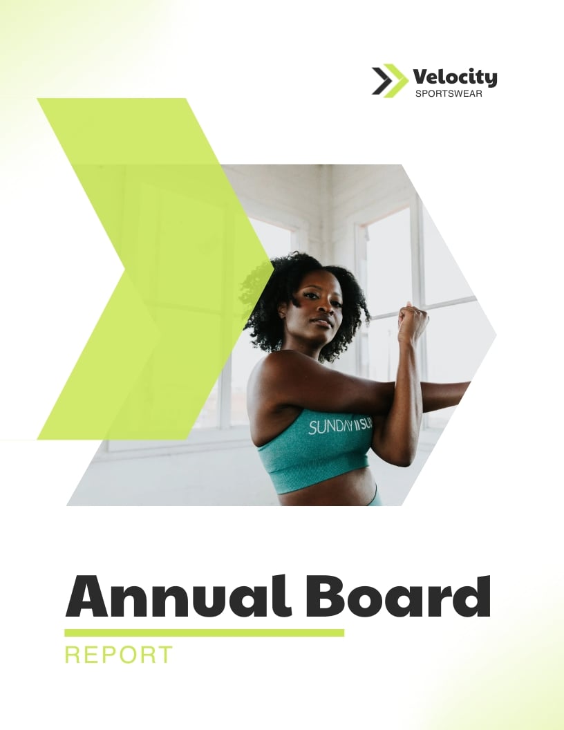 Annual Board Report Template