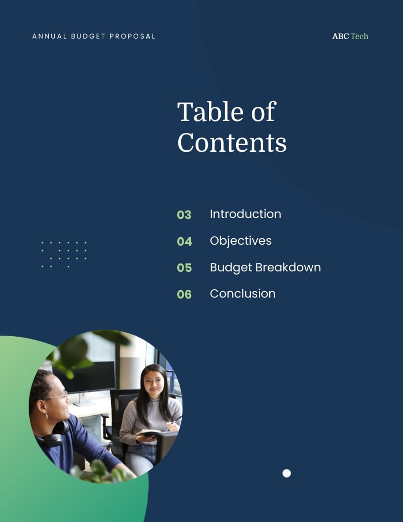 Annual Budget Proposal Template - Slide 2 Annual Budget Proposal Template - Slide 2