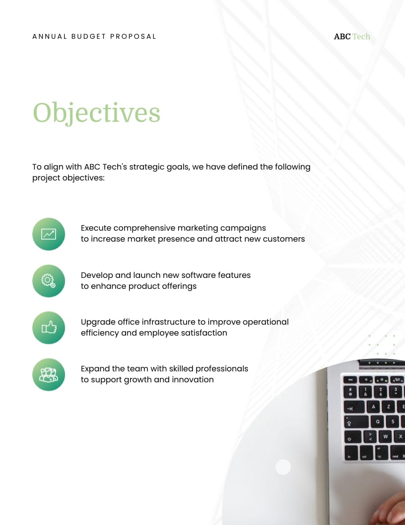 Annual Budget Proposal Template - Slide 4 Annual Budget Proposal Template - Slide 4