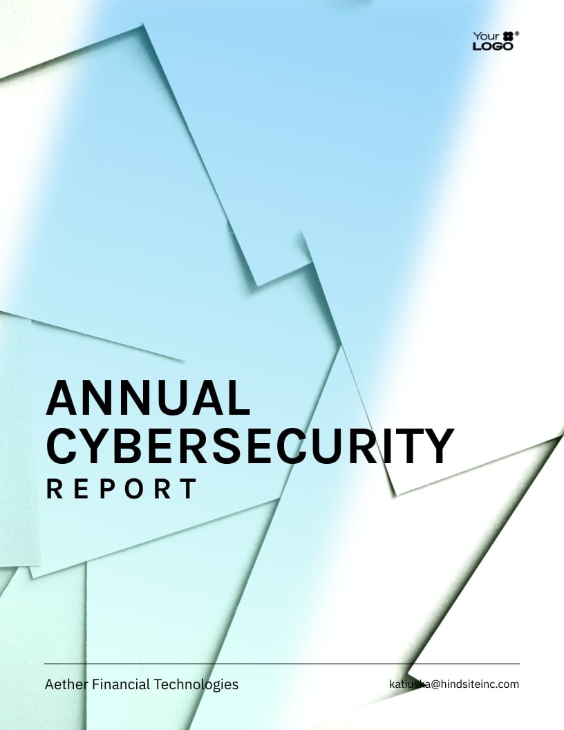 Annual Cybersecurity Report Template