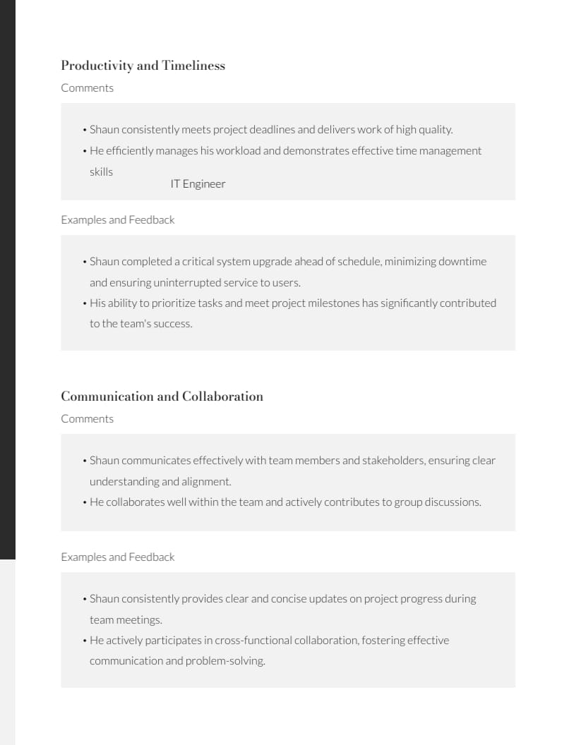 Annual Performance Review Form Template - Slide 2 Annual Performance Review Form Template - Slide 2