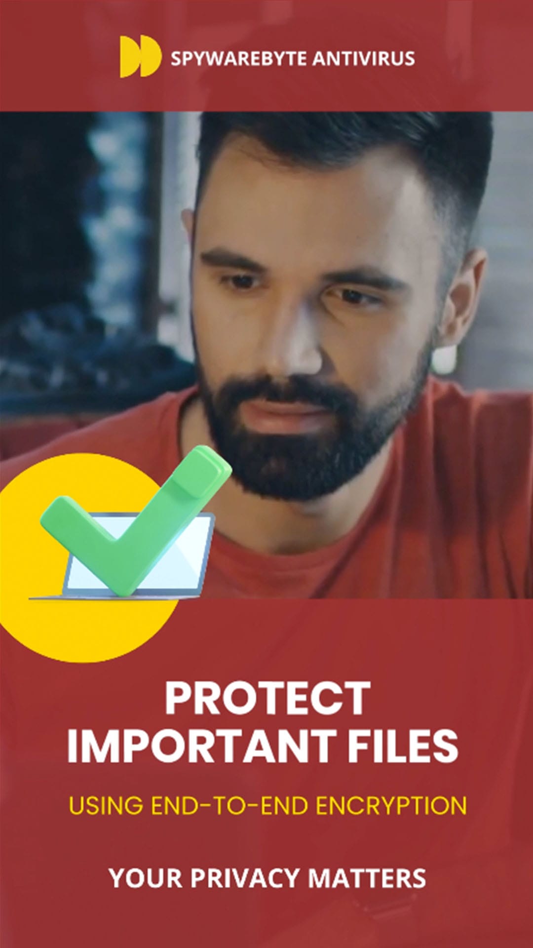Antivirus Promo Video Vertical Template