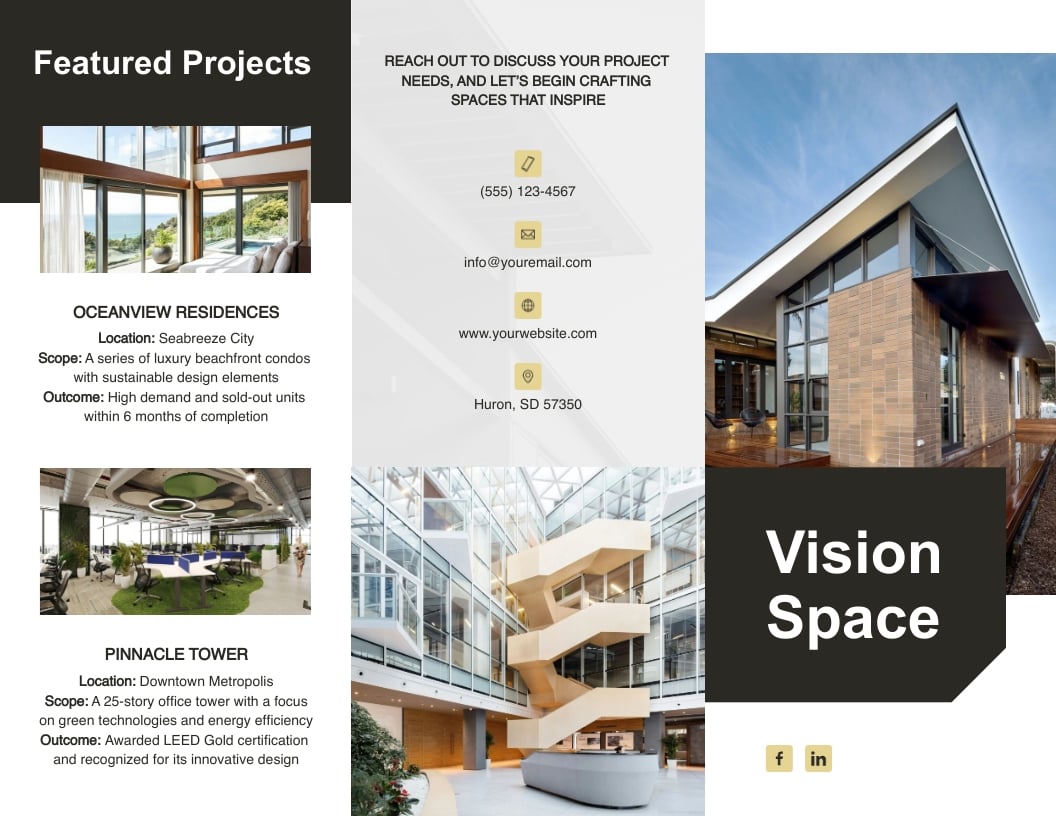 Architectural Design Brochure Template