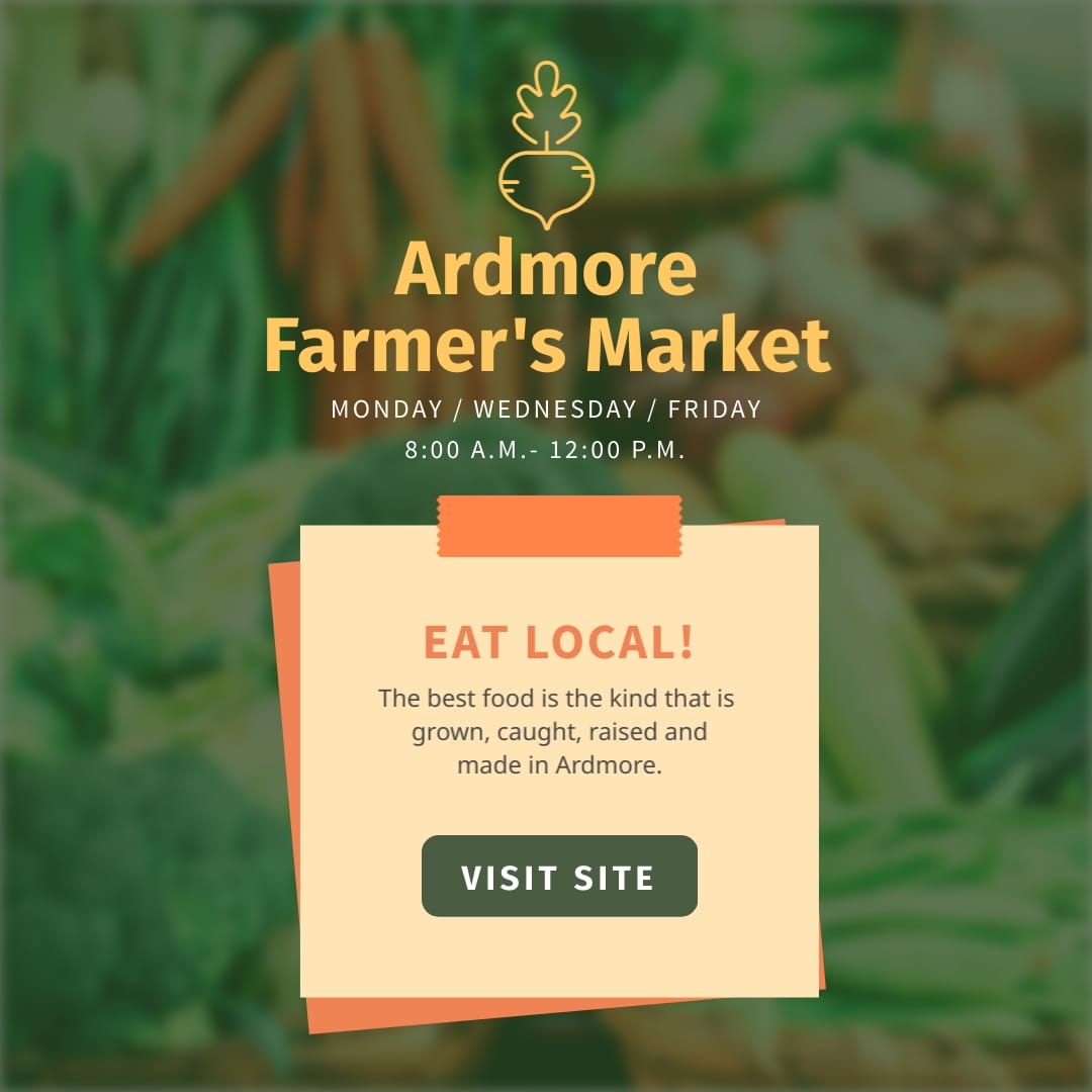 Ardmore Farmers Market - Instagram Post Template