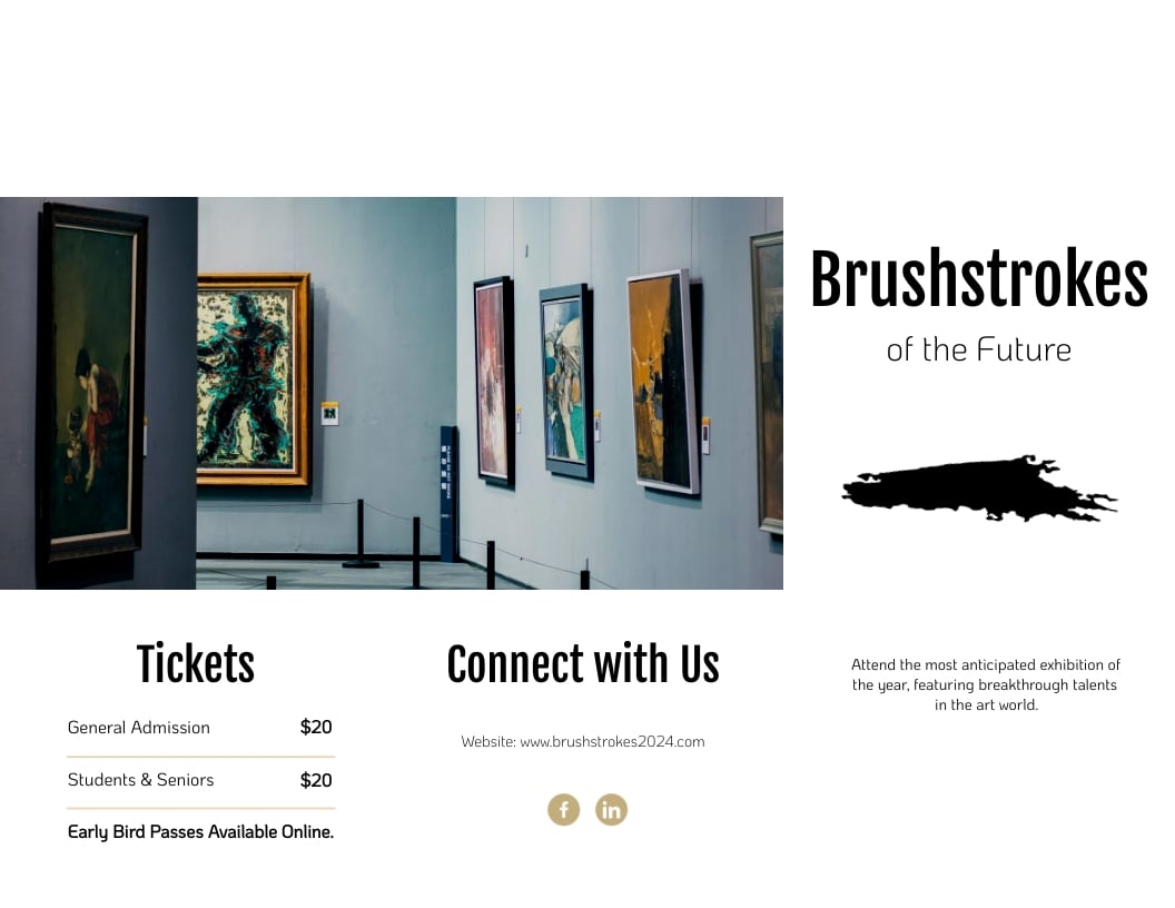 Art Exhibition Brochure Template