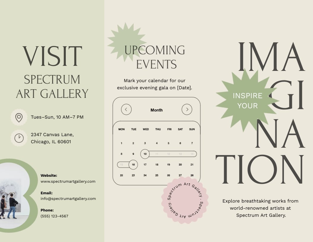 Art Gallery Brochure Template