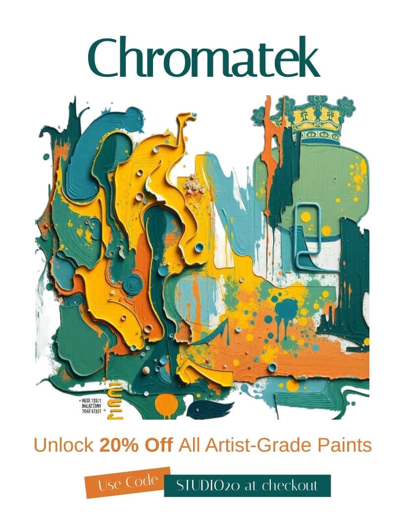 Art Magazine Advertisement Template