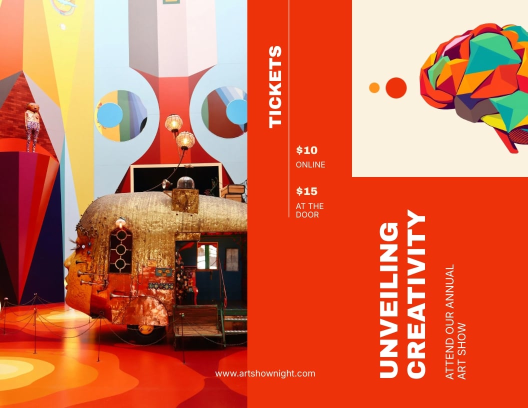 Art Show Brochure Template