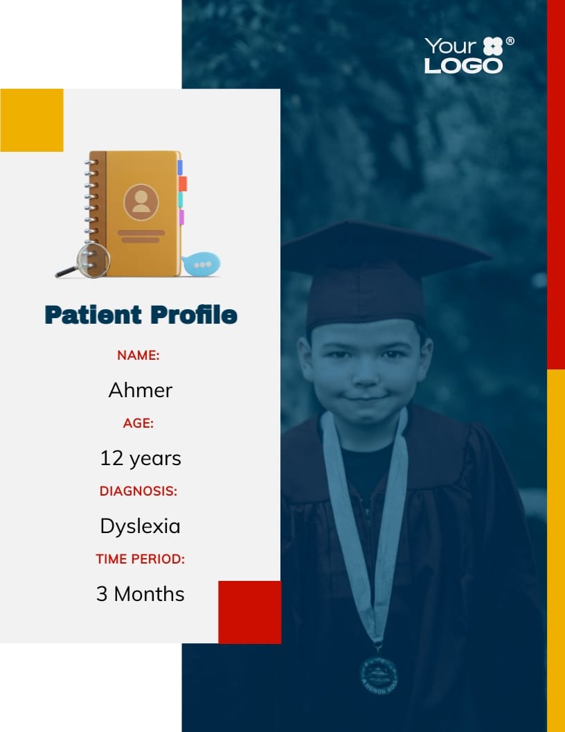 Art Therapy for a Dyslexic Child Case Study Template - Slide 3 Art Therapy for a Dyslexic Child Case Study Template - Slide 3