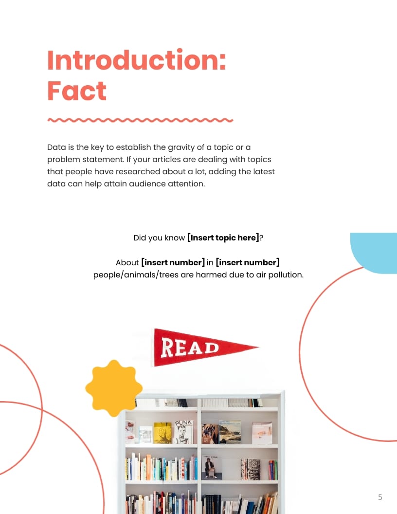 Article Introduction Template Book Lead Magnet Template - Slide 5 Article Introduction Template Book Lead Magnet Template - Slide 5