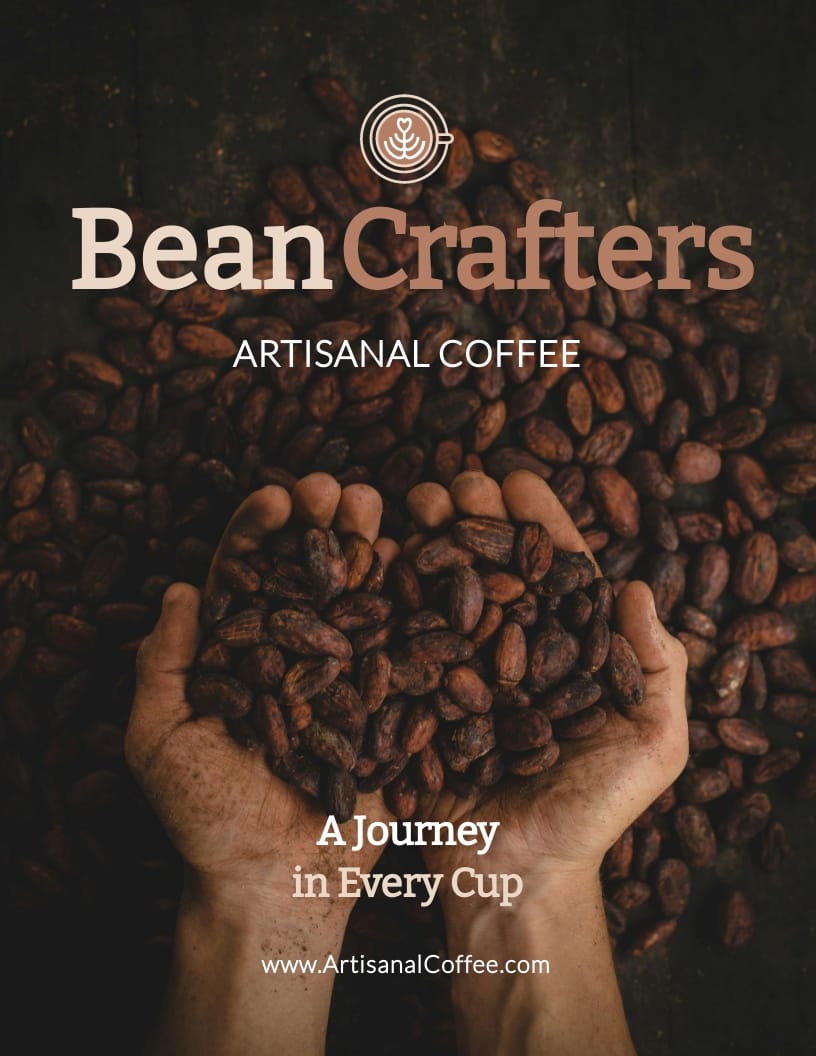 Artisanal Coffee Roaster Press Kit Template