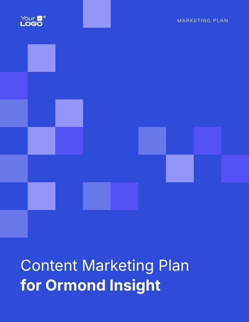 B2B Content Marketing Plan Template