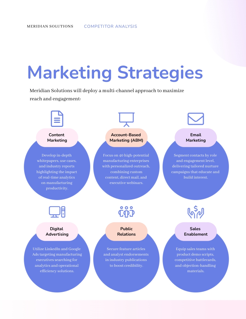 B2B Product Launch Marketing Plan Template | Visme