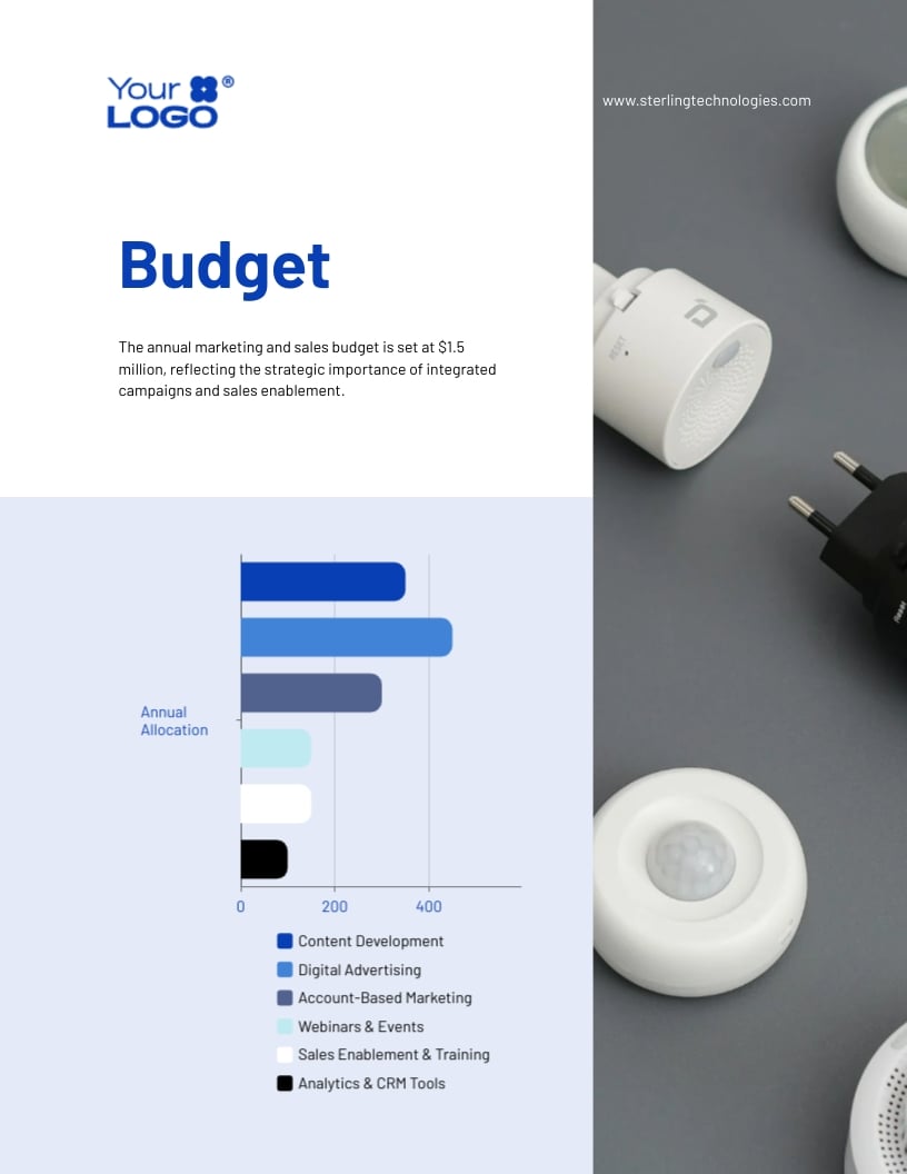 B2B Sales Marketing Plan Template | Visme