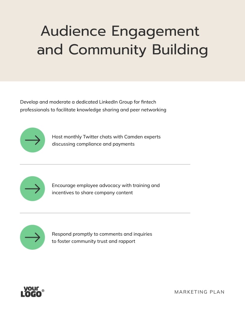 B2B Social Media Marketing Plan Template - Slide 7 B2B Social Media Marketing Plan Template - Slide 7