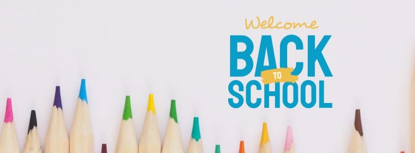 Back to School Pencil Facebook Cover Template
