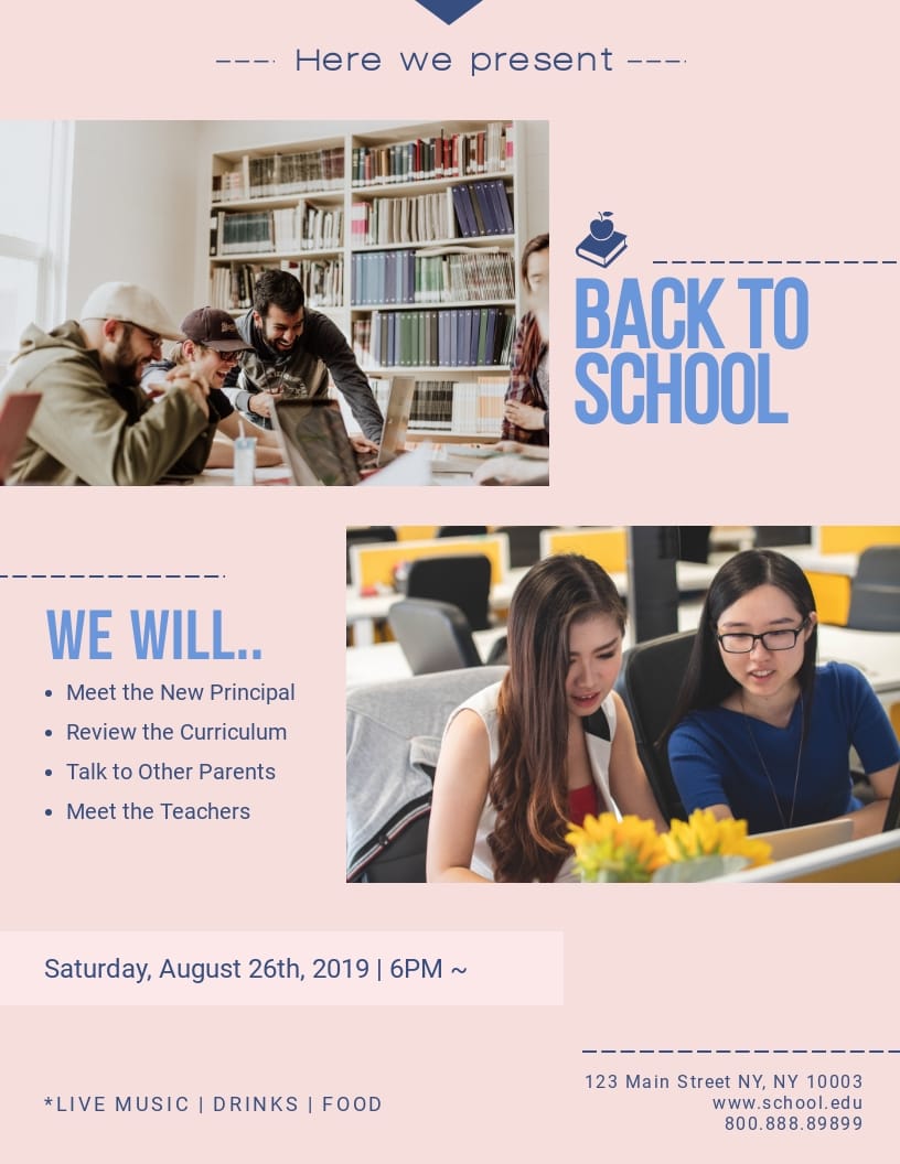 Back to School - Flyer Template Back to School - Flyer Template
