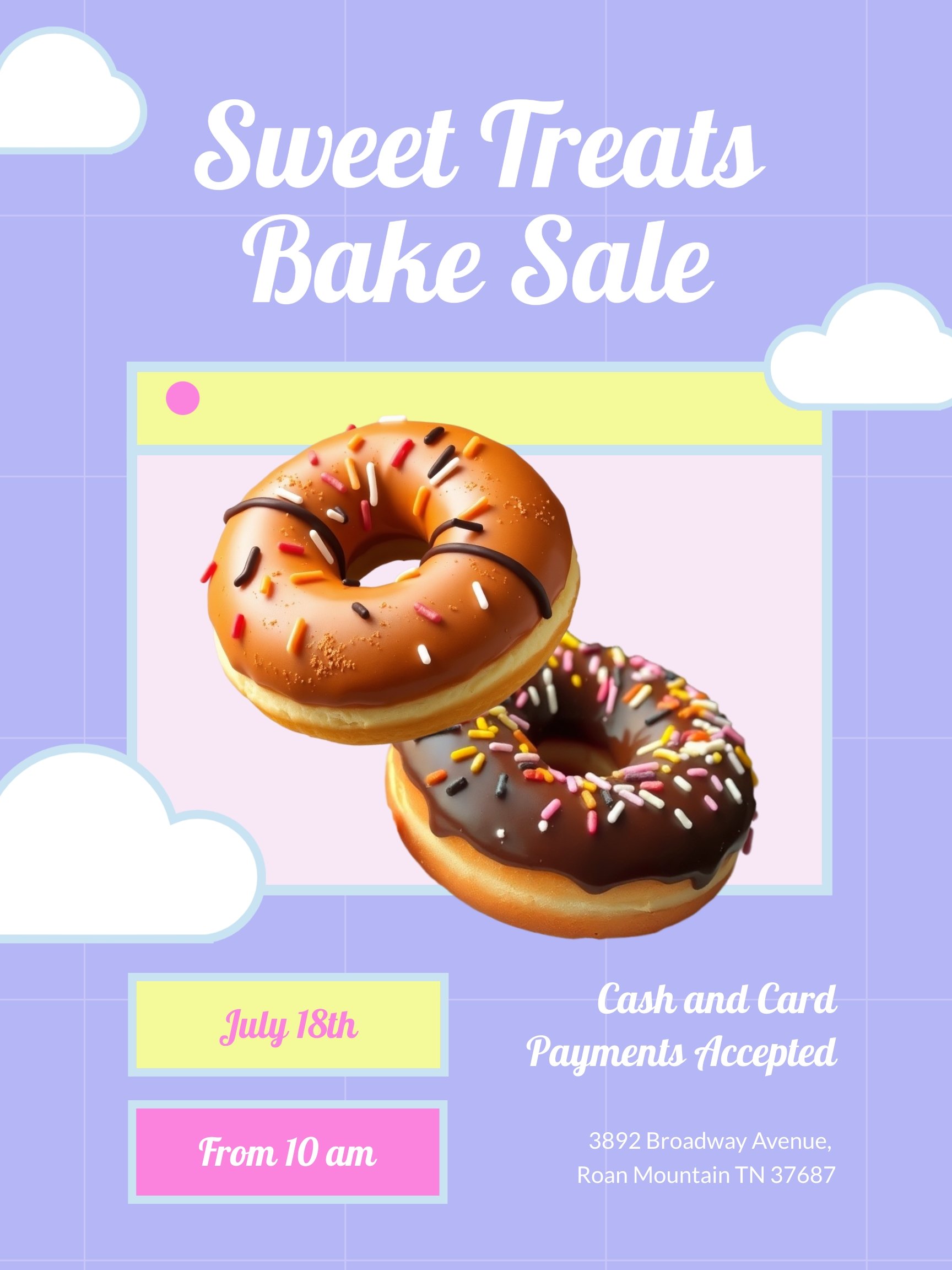 Bake Sale Poster Template Bake Sale Poster Template