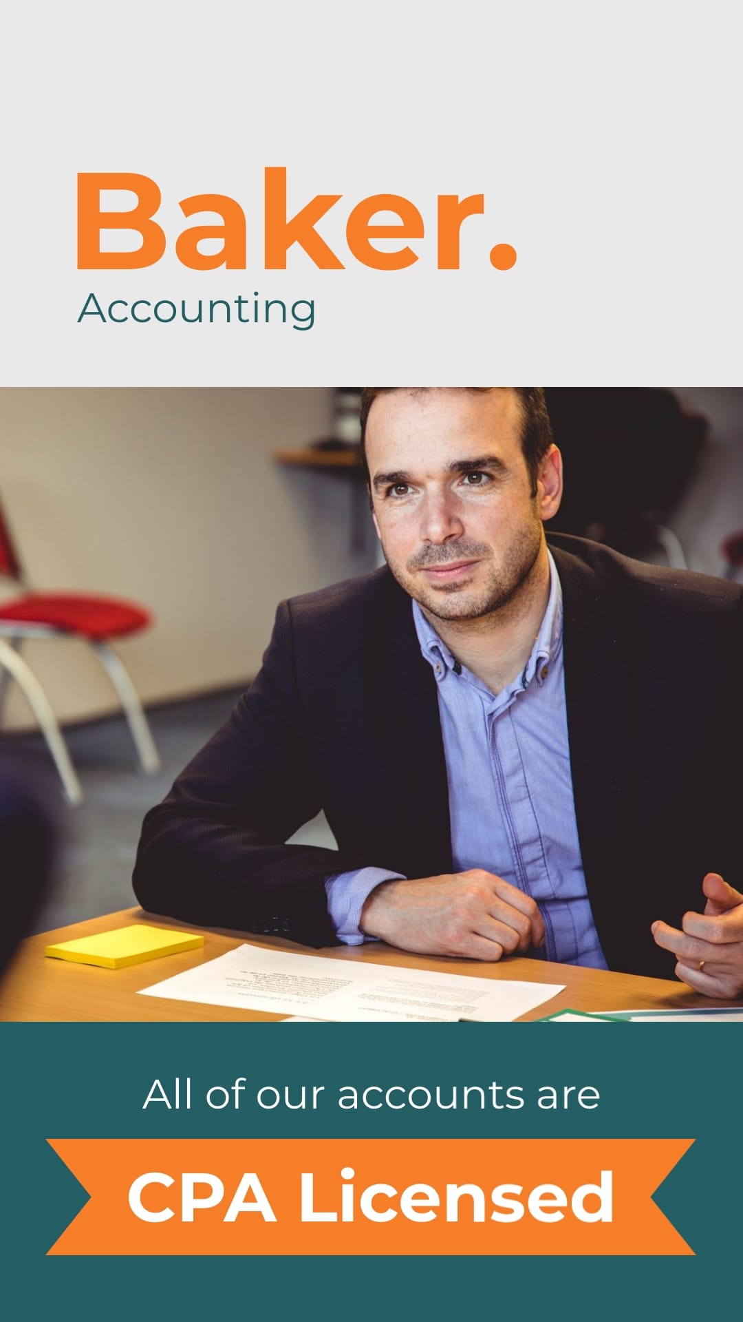 Baker Accounting Instagram Stories Template Visme