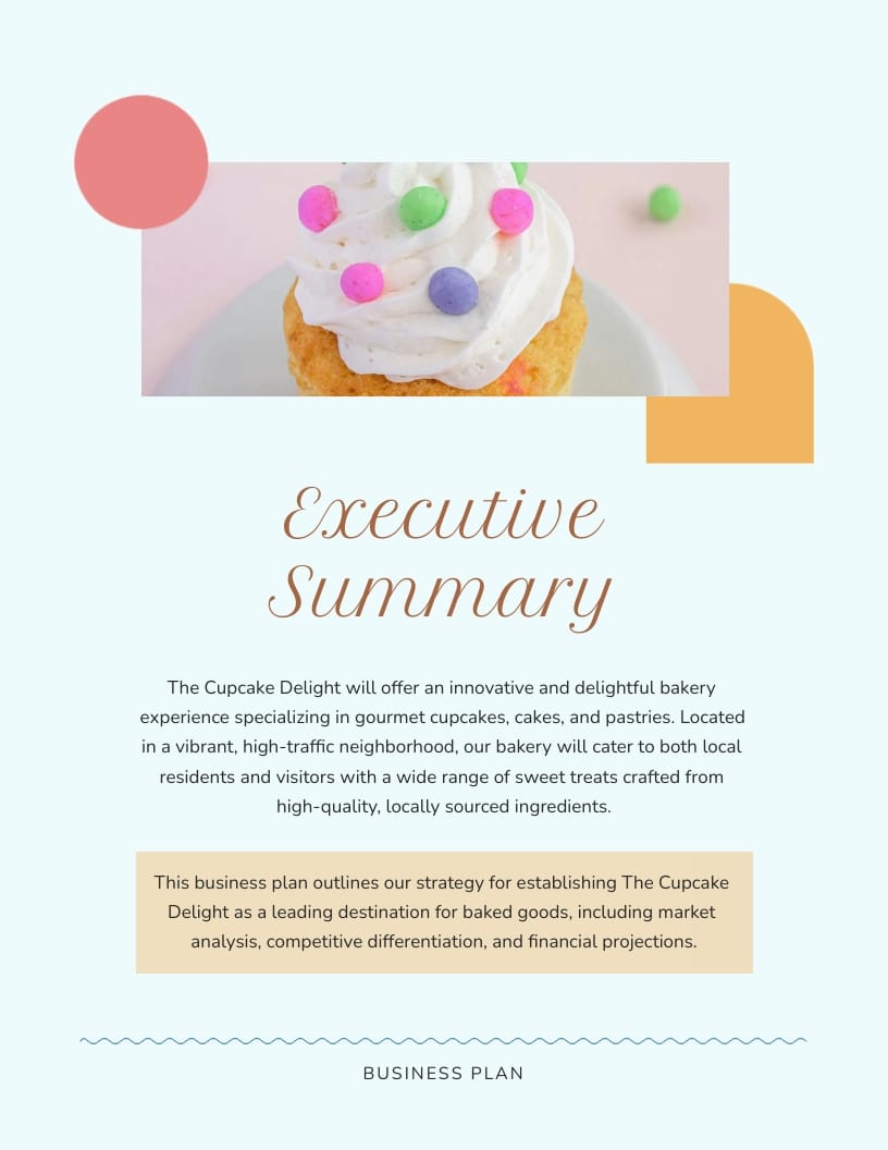 Bakery Restaurant Business Plan Template - Slide 3 Bakery Restaurant Business Plan Template - Slide 3