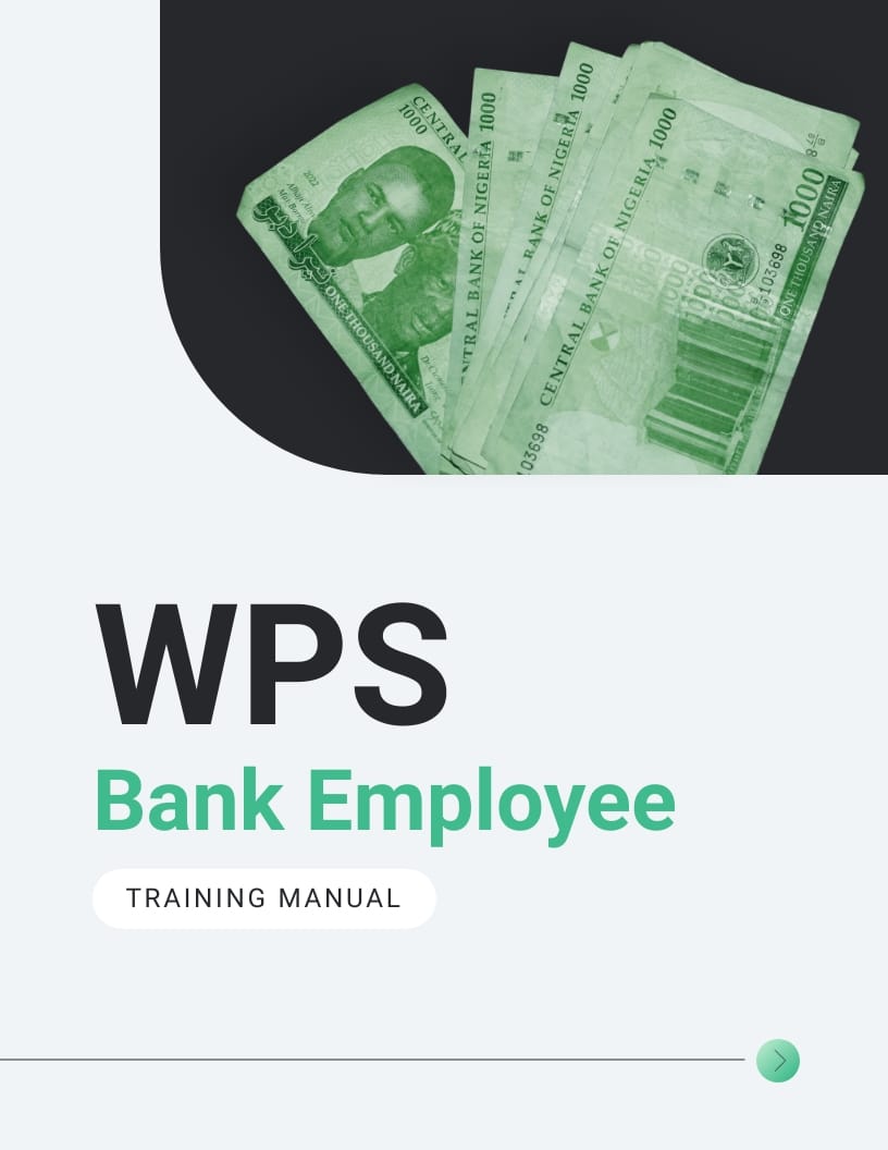 Bank Employee Training Manual Template