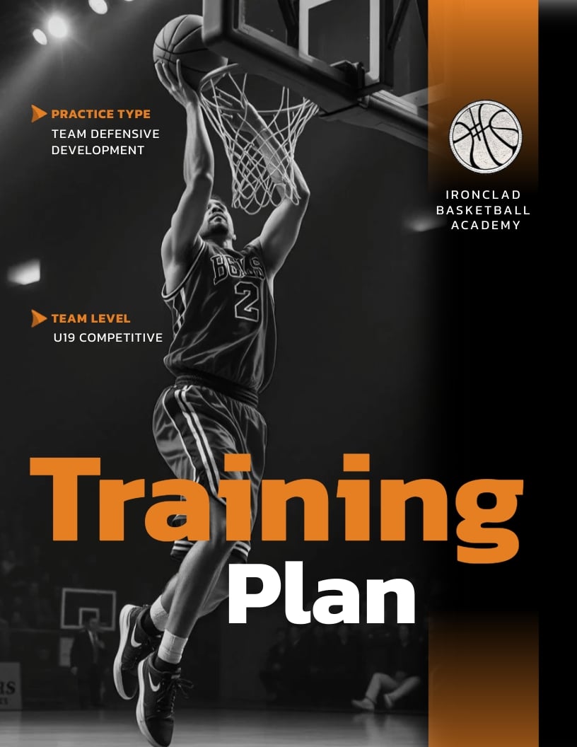 Basketball Plan Template